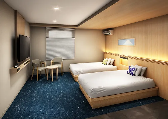 富士ビューツインの客室内観