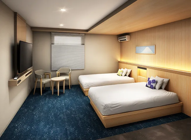 富士ビューツインの客室内観