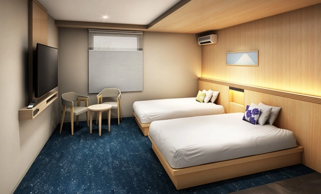 スタンダードツインの客室写真